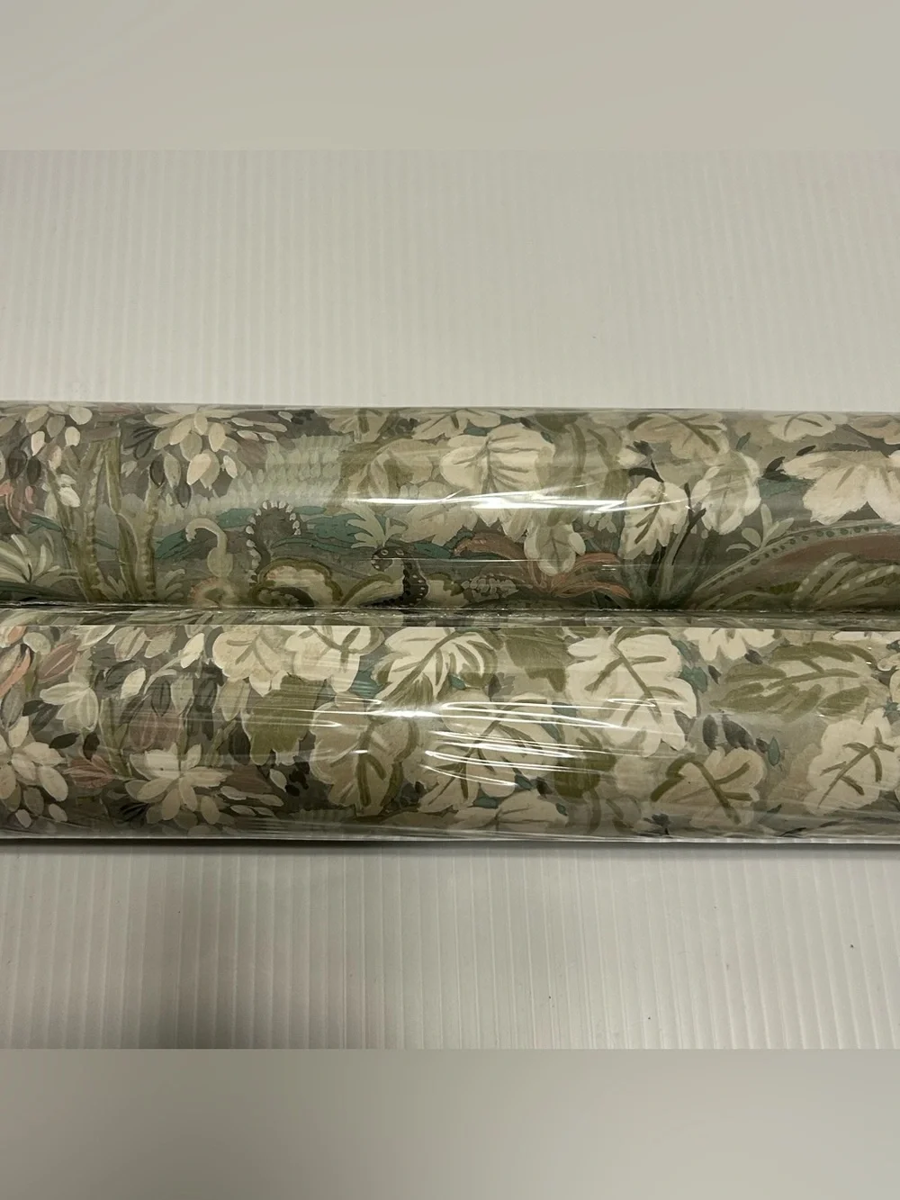 Wallpaper Walls Republic Albany Parsons Wood Green Foilage Flowers ~ 2 Rolls